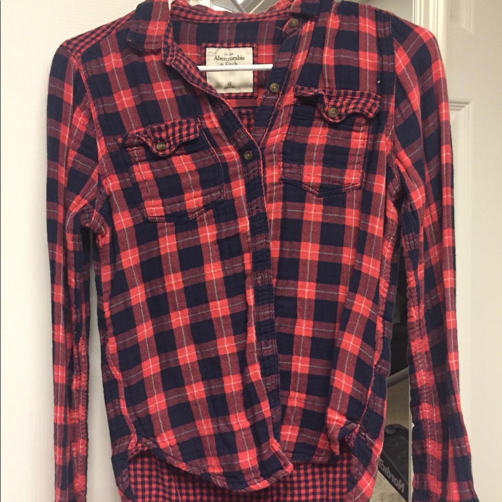 Abercrombie & Fitch Plaid Shirt - XS